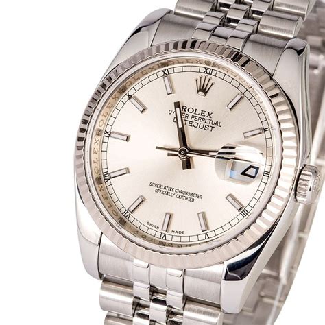 rolex datejust 116234 silver|rolex 116234 for sale.